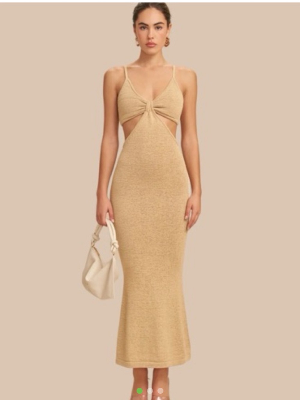 Cult Gaia Serita maxi dress in sand